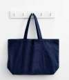 BR003 Brand Lab Oversized Tote Bag Navy colour image